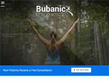 Tablet Screenshot of bubanicchiropractic.com